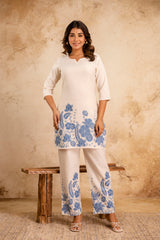 Womens Cotton flex printed co-ord sets