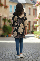 Erisha Womens pure cotton printed short kurtis