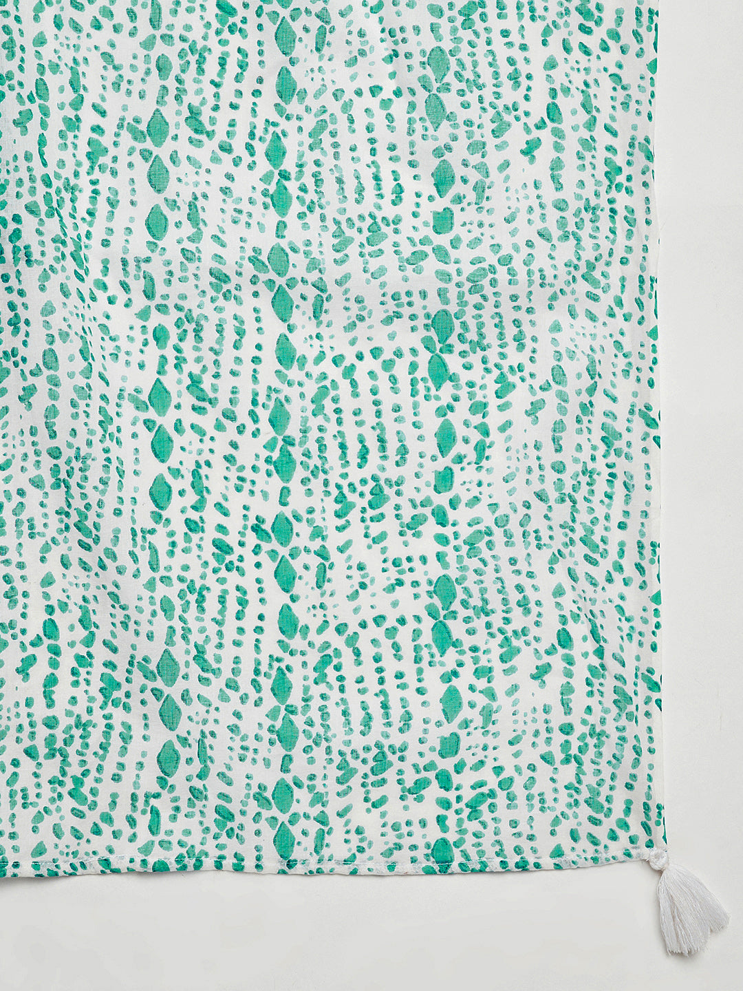 Womens pure cotton floral print kurta pant dupatta set