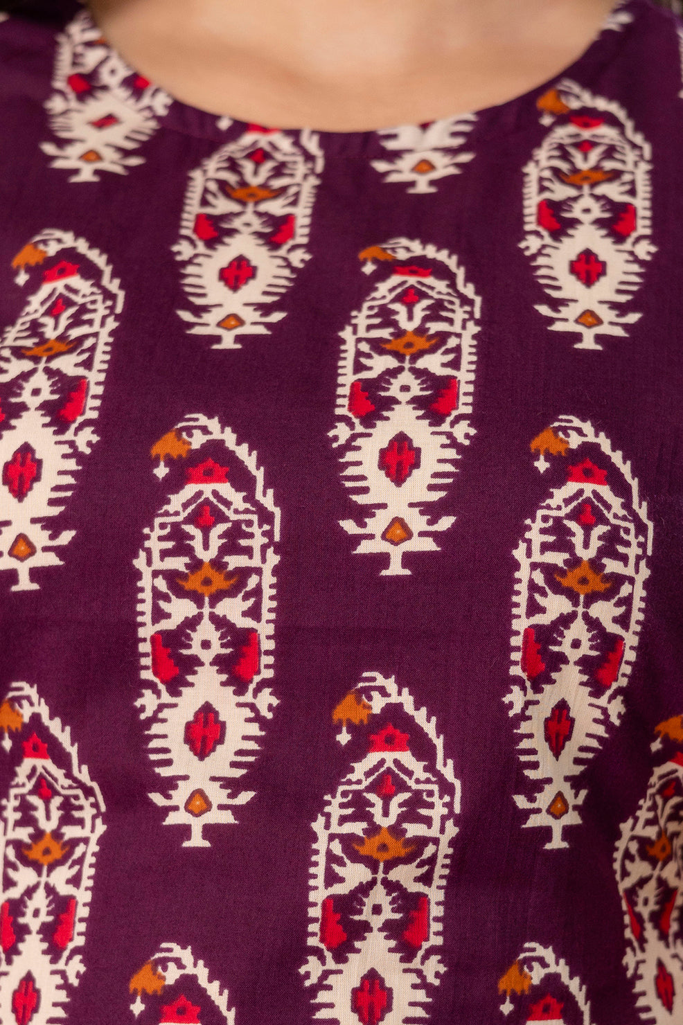 Womens Pure cotton Sleeveless Kurta pant dupatta set