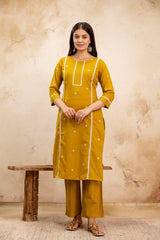 Pure cotton printed kurta pant dupatta set