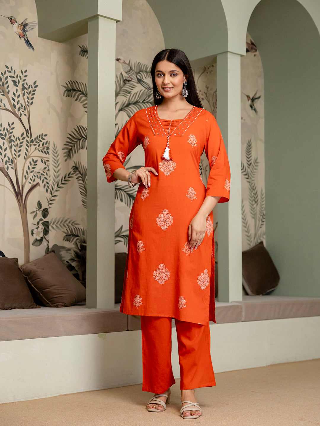 Womens pure cotton Kurta pant Dupatta