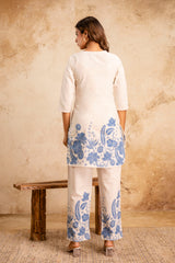 Womens Cotton flex printed co-ord sets