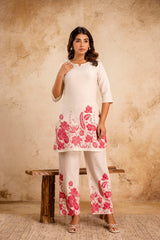 Womens Cotton flex printed co-ord sets