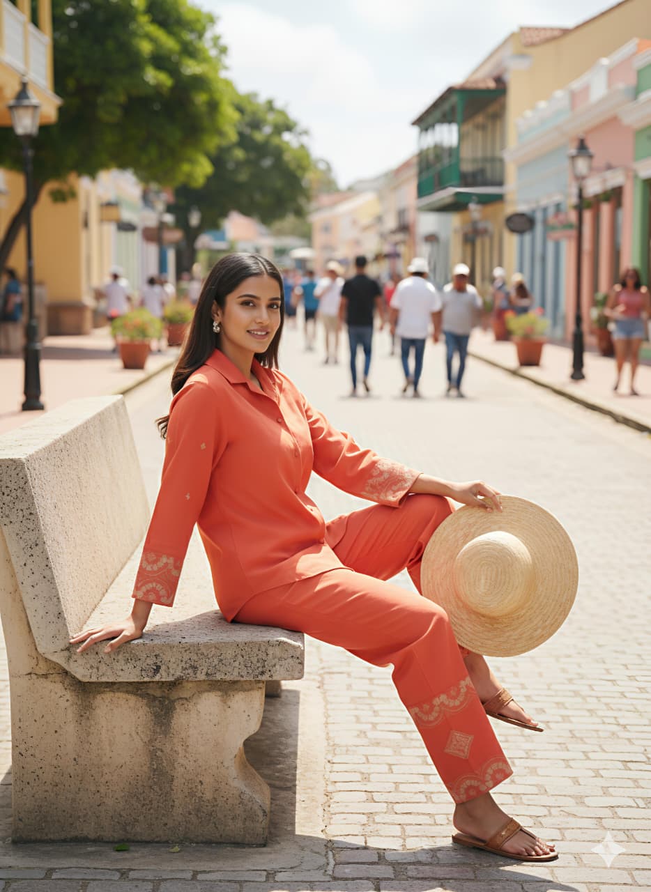 Womens pure cotton Co-Ord set