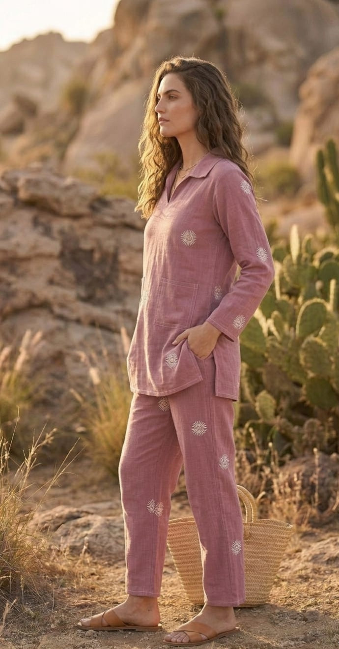 Women cotton Co-Ord set