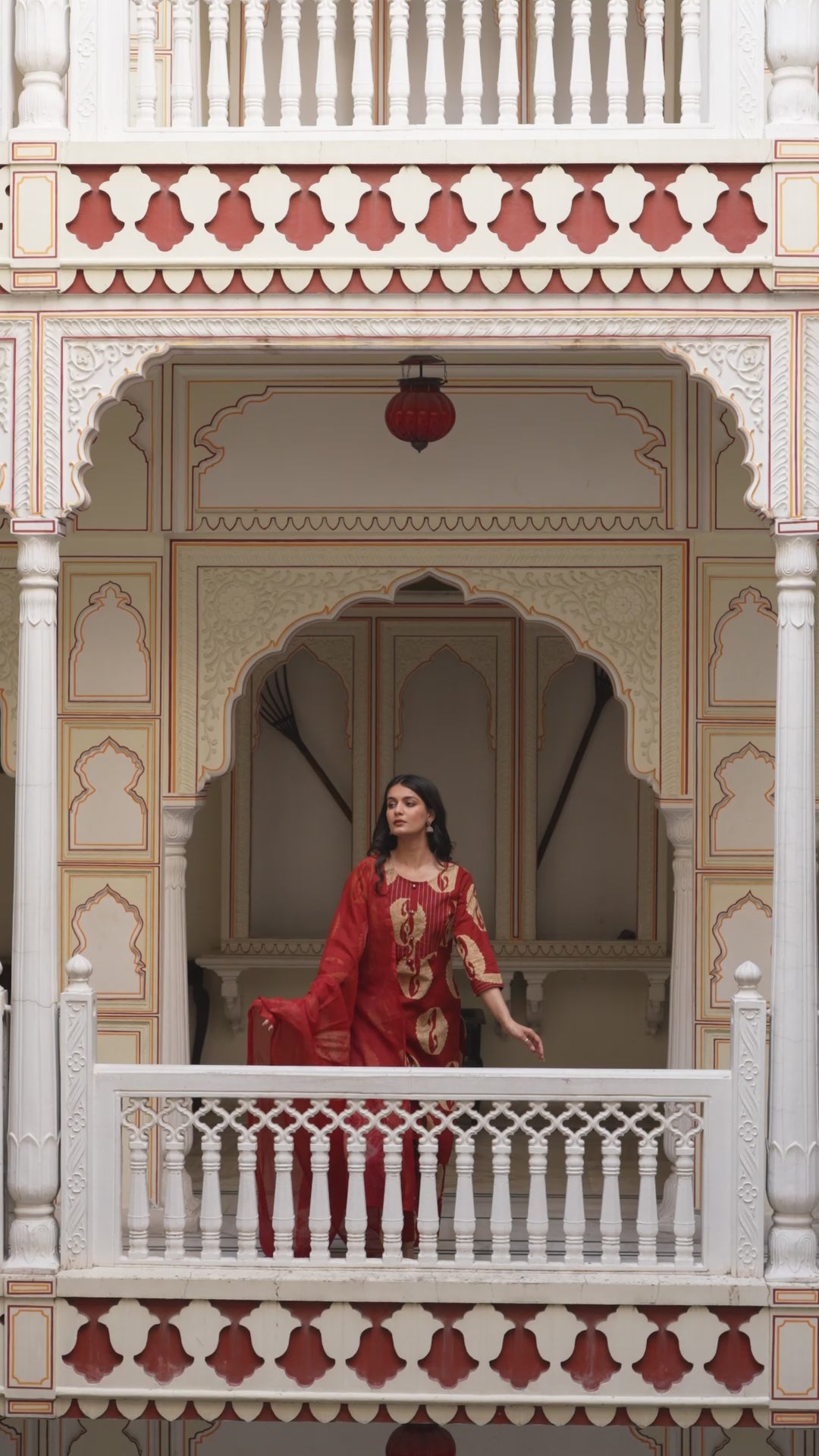 Pure cotton straight kurta pant dupatta set